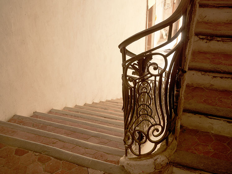 Escalier du château du Grand-Pré