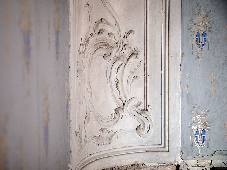 Le grand escalier avant restauration
